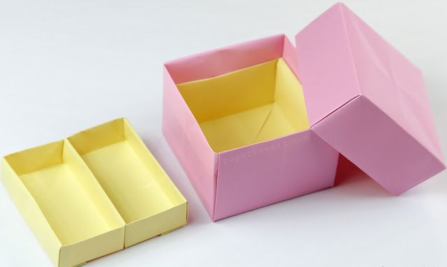 Hộp giấy có nắp với nhiều kích thước khác nhau